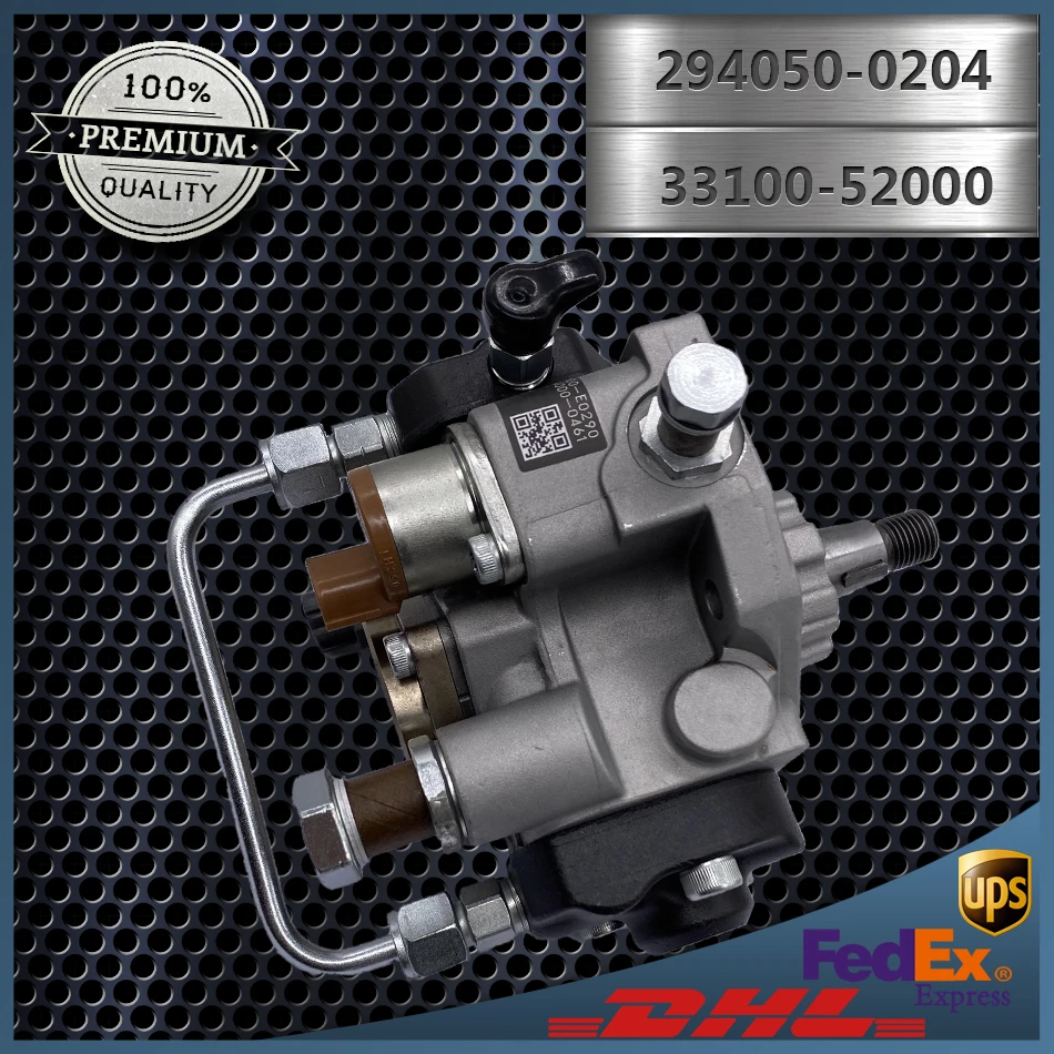 

294050-0204 33100-52000 High-Quality Common Rail Fuel Pump 2940500204 3310052000 for Hyundai D6GAD Engine HD120 170 HD500 Truck