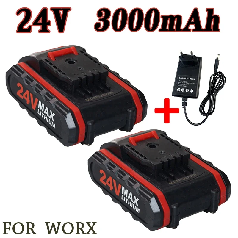 

24V For WORX Electric Tool General Rechargeable Lithium Battery Screw Driver Electric Drill Electric Pruning Saw