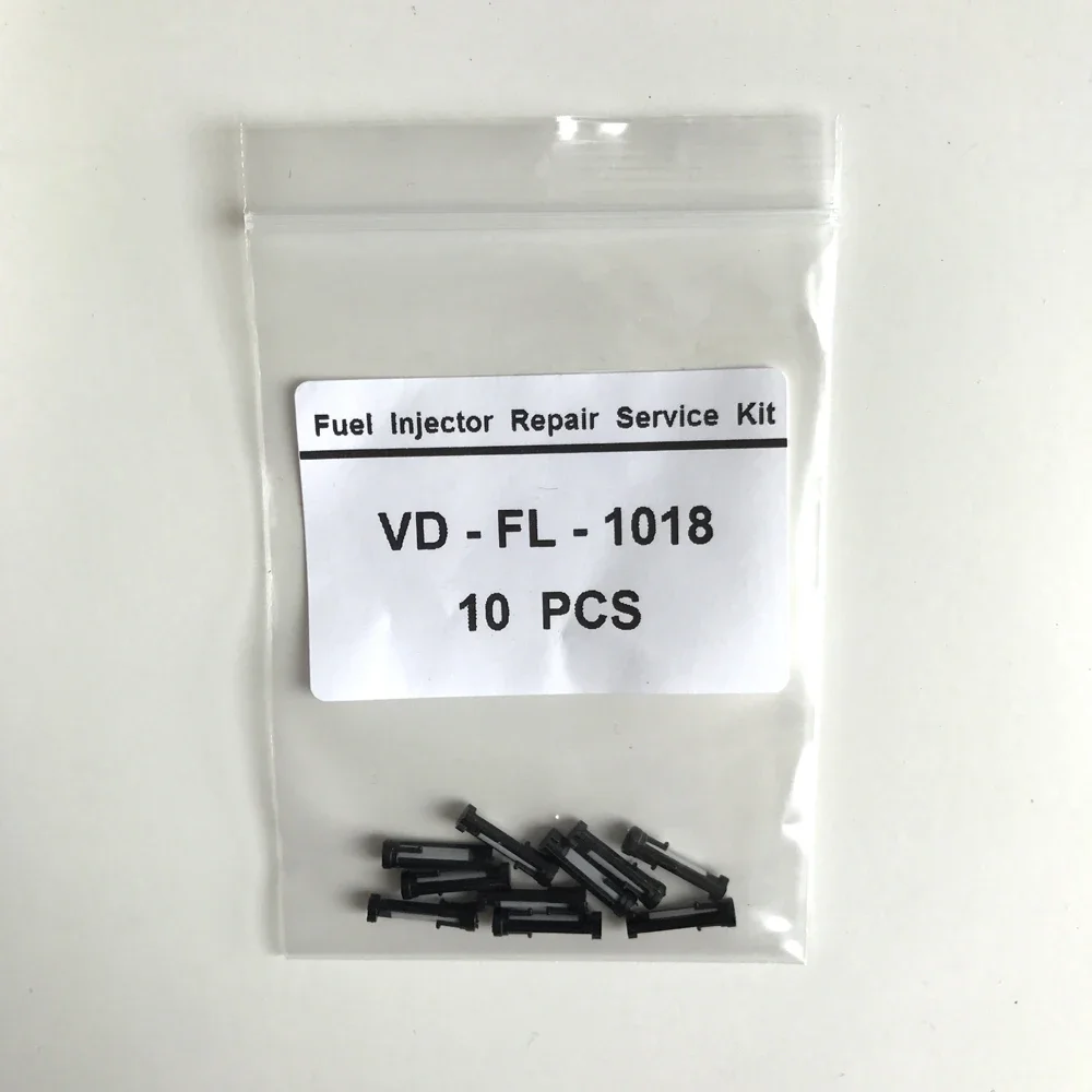 10 pz Iniettore di Carburante Micro Cestello Filtro All'ingrosso top alimentazione mpi ricambi auto iniettore kit di riparazione Dimensioni 14.1*3.6*3.2mm VD-FL-1018