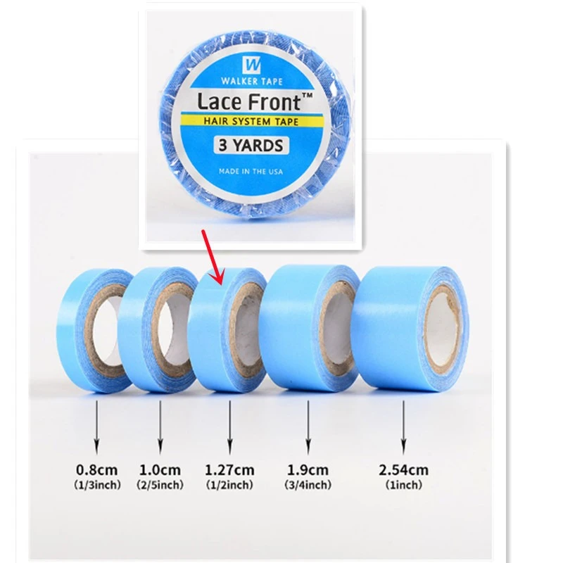 3Yards/Roll Lace Front Wig Tape Wig Special Double-sided Tape Hair Extension Tape for Lace Closure Waterproof Wig Adhesive Patch