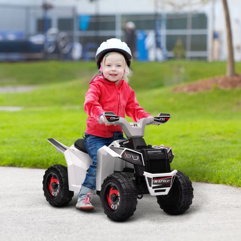 

Kids ATV Quad Car, 6V Four-Wheeler for Kids with Forward Backward Function, Wear-Resistant Wheels for Toddlers Ages 18-36 Months