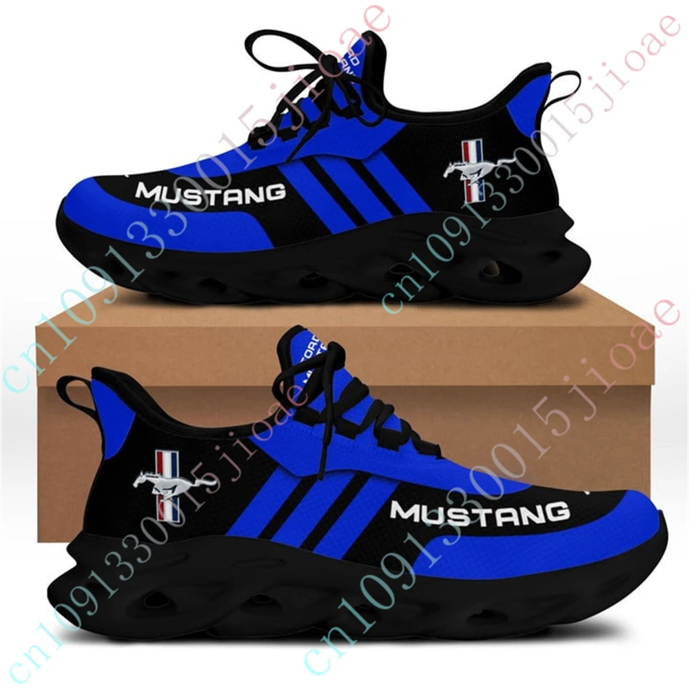 Mustang sapatos esportivos para homens unissex tênis tamanho grande tênis casuais masculinos leves ao ar livre logotipo personalizado