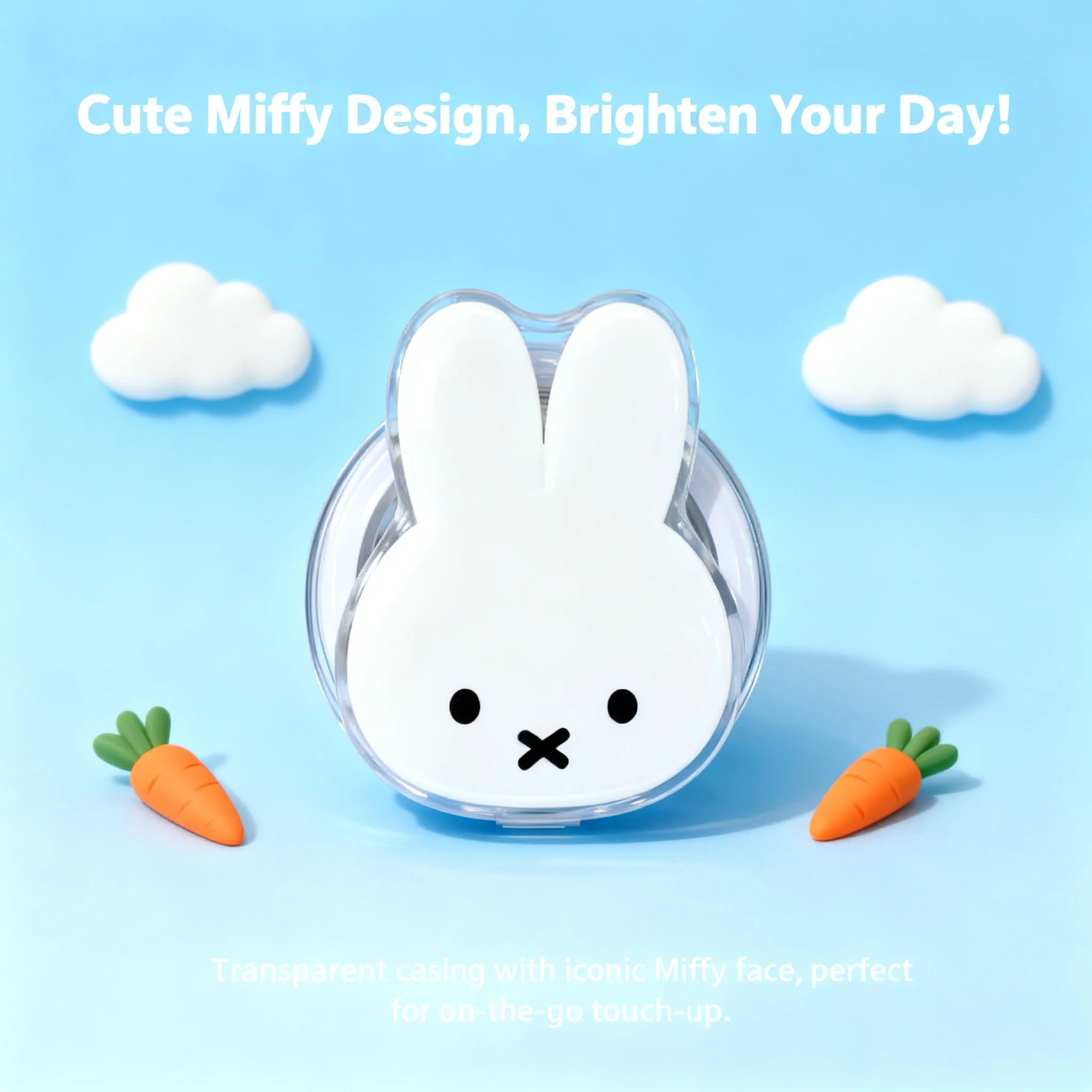 

Anime Kawaii Miffy Rabbit Magnetic Telescopic Phone Stand Portable Mobile Airbag Stand Cartoon Girl Gifts