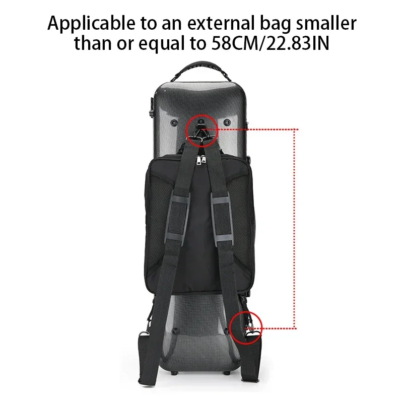 2024 New Universal Violin Bag Waterproof Nylon Ukulele Music Expansion Bag Musical Instrument External Bag Accessories
