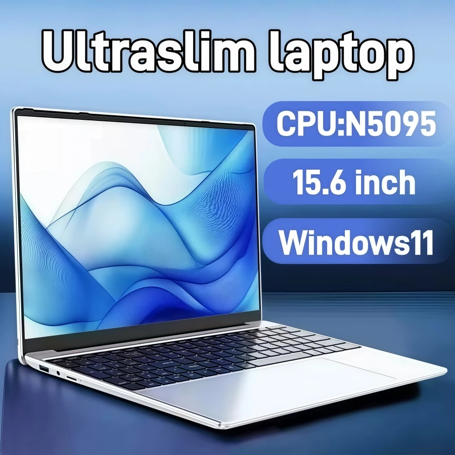 أجهزة الكمبيوتر المحمولة للألعاب Intel N5095 كمبيوتر محمول محمول 15.6 بوصة IPS 16GB 32GB DDR4 512G/1 تيرا بايت SSD Windows11 صفقات لوحة المفاتيح بإضاءة خلفية