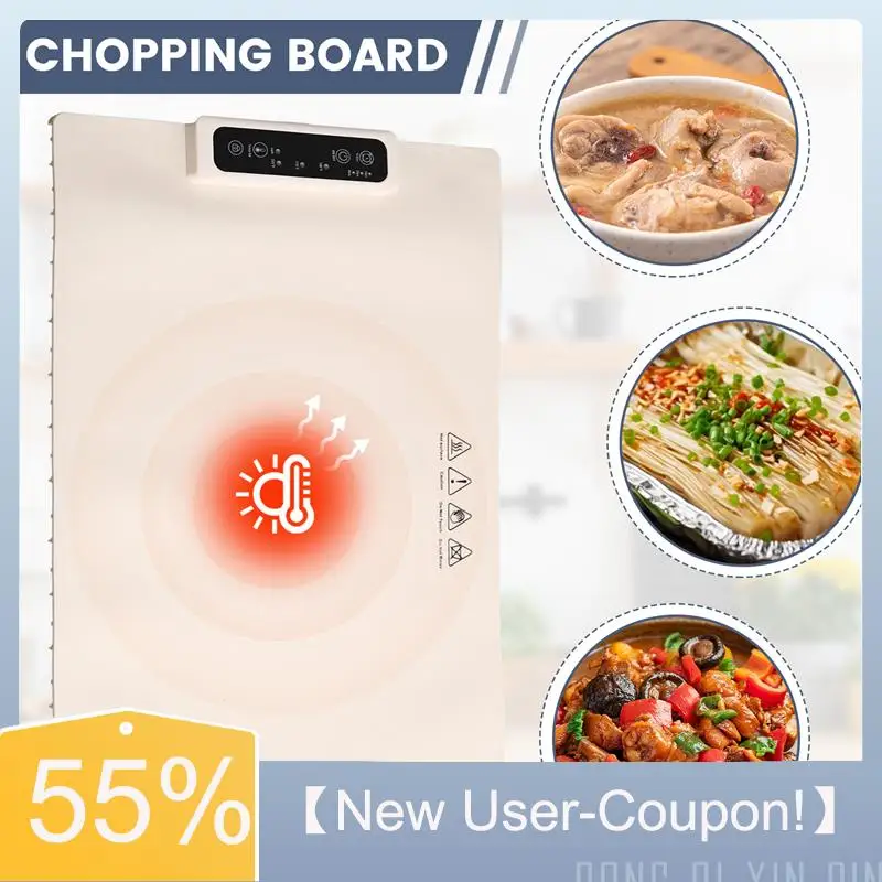 

A81M Новый коврик для подогрева еды, электрический подогреватель тарелок для сохранения тепла и горячего питания с регулируемым уровнем нагрева, температура США