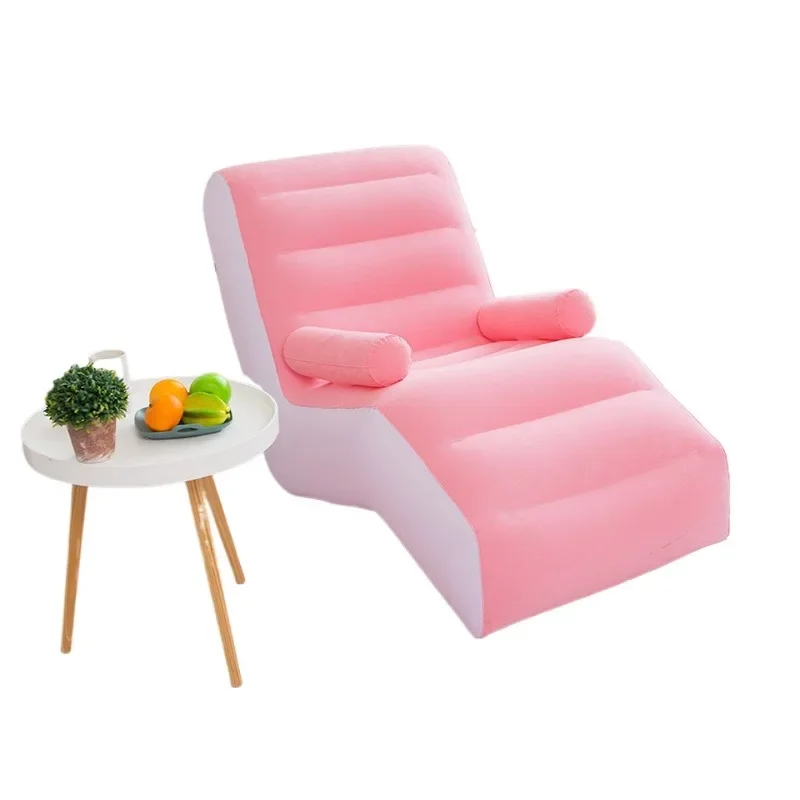 Inflatable Living Room Sofa S Shape Minimalist Lazy Couch Reading Ergonomic Single Sofa Divano Furniture Cheap Offers Furniture