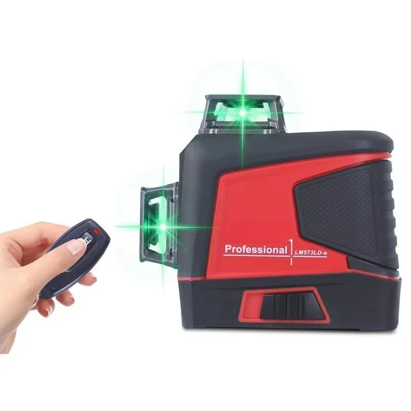 Laser Level 3D 12 Line 360 Horizontal and Vertical Professional Self-leveling Construction Tools Laser Level
