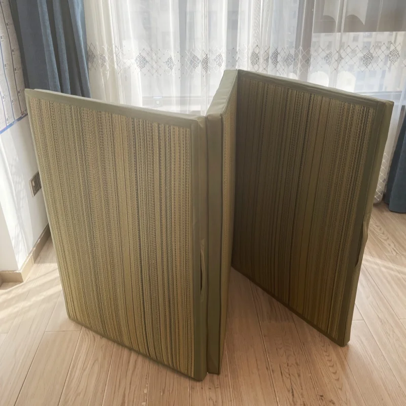 Folding Soft Tatami Mattress Floor Mat Japanese Traditional Tatami Carpet Rectangle Large Size Carpet Judo Tatami Mat Foldable