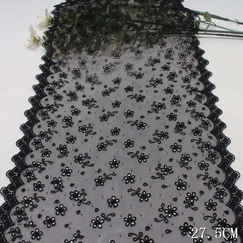 26Yards Retro Two Tones Floral Embroidered Lace Trim Lingerie Sewing Craft DIY Apparel Fabric Lace Dress Garment Accessory