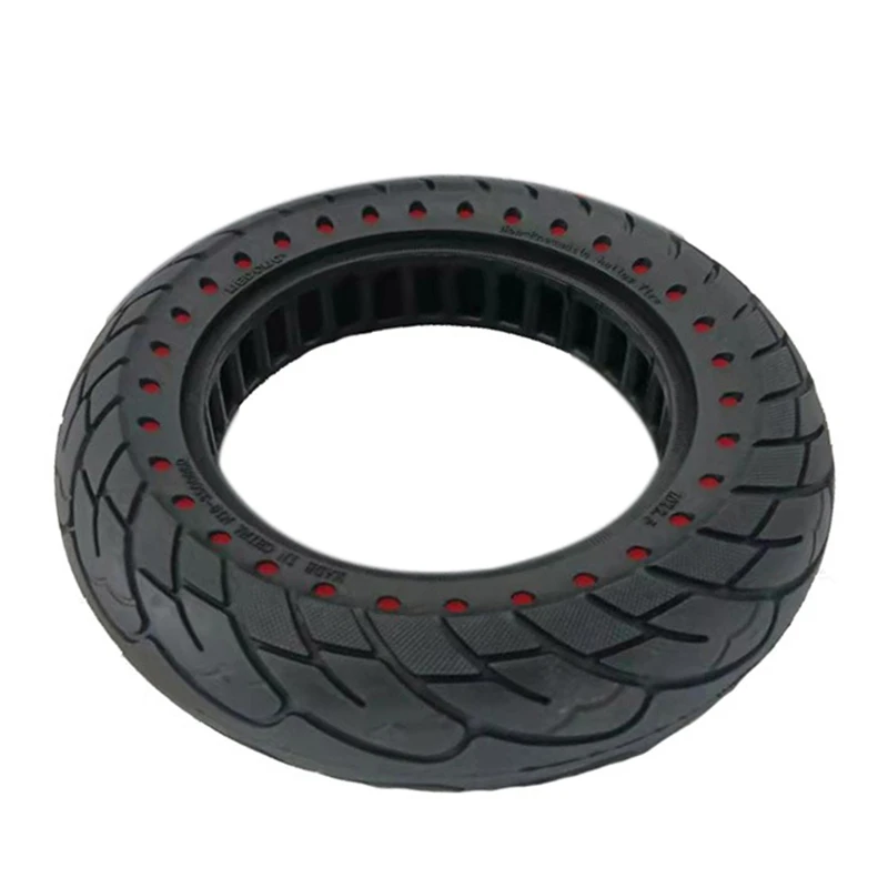 Scooter Tires Rubber Shock Absorber Non-Pneumatic Tyres For 10Inch Scooter Skateboard Tyre Solid Hole Tires