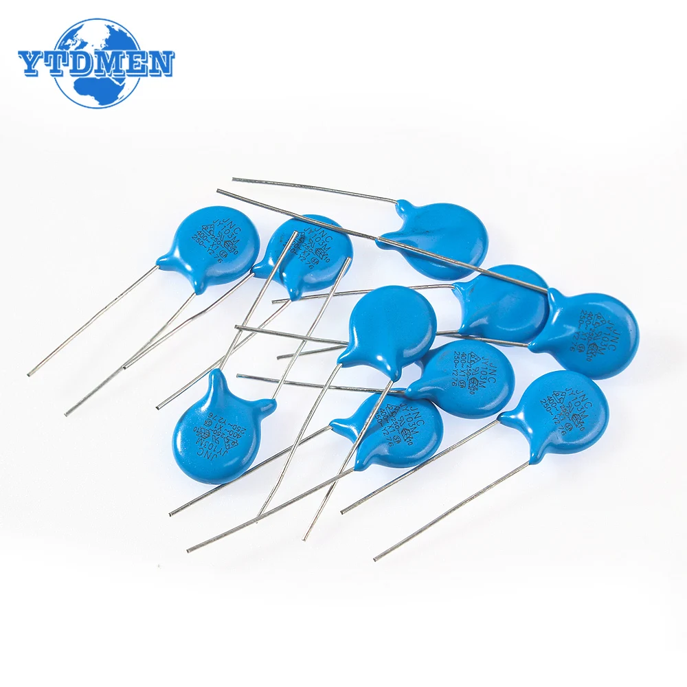 100pcs/lot Safety Y Capacitor 470PF 1NF 2.2NF 4.7NF 10NF 250VAC 400VAC 102M 103M 471M 222M 472M Ceramic Capacitors Package