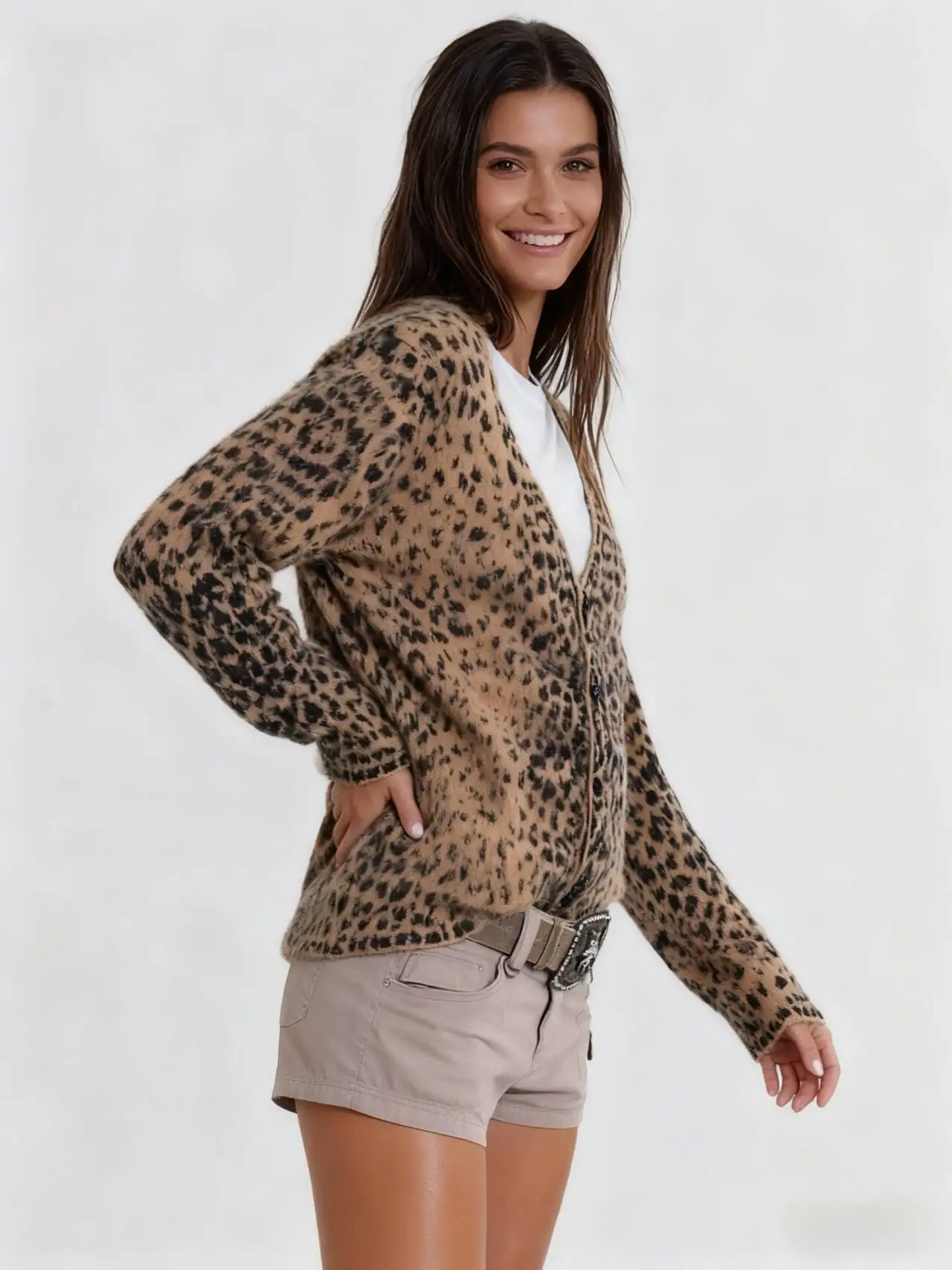 

Свитера Джемперы Кардиганы Женские графические модальные акриловые украшенные драгоценными камнями Темный облегающий плед Красочные встречи Профессиональный Элегантный Минимальный