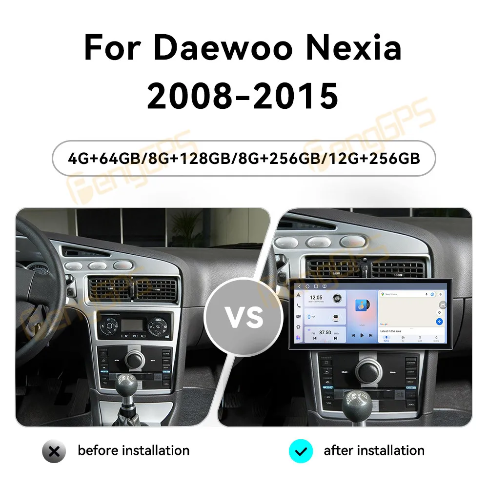 Car Accessories Radio For Chevrolet Daewoo Nexia 2008-2015 Android Auto GPS Navigation Multimedia Stereo Receiver Head Unit