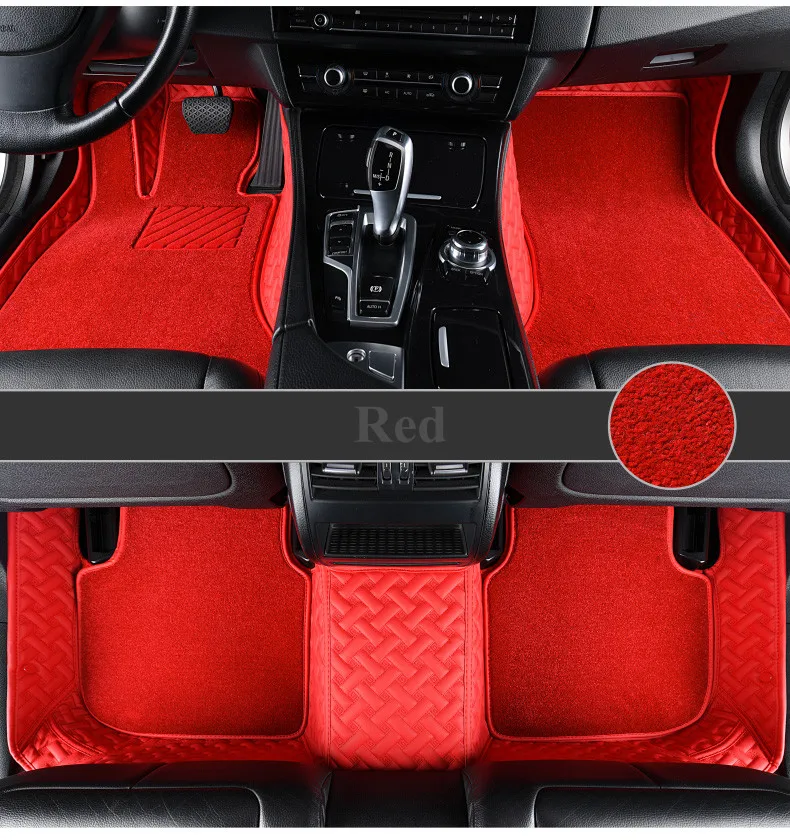 Custom special car floor mats for Volvo V60 2026-2019 Top quality rugs non-slip waterproof double layers carpets for V60 2023