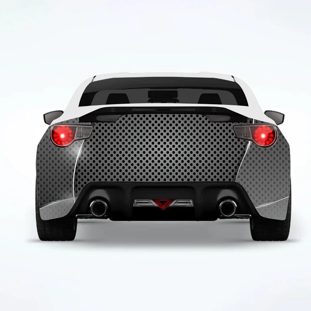

Metal Rectangle Array Car Rear Wrap Car-Stickers Car-Decal Creative Sticker Car-Body Appearance Modification Decorative Stickers