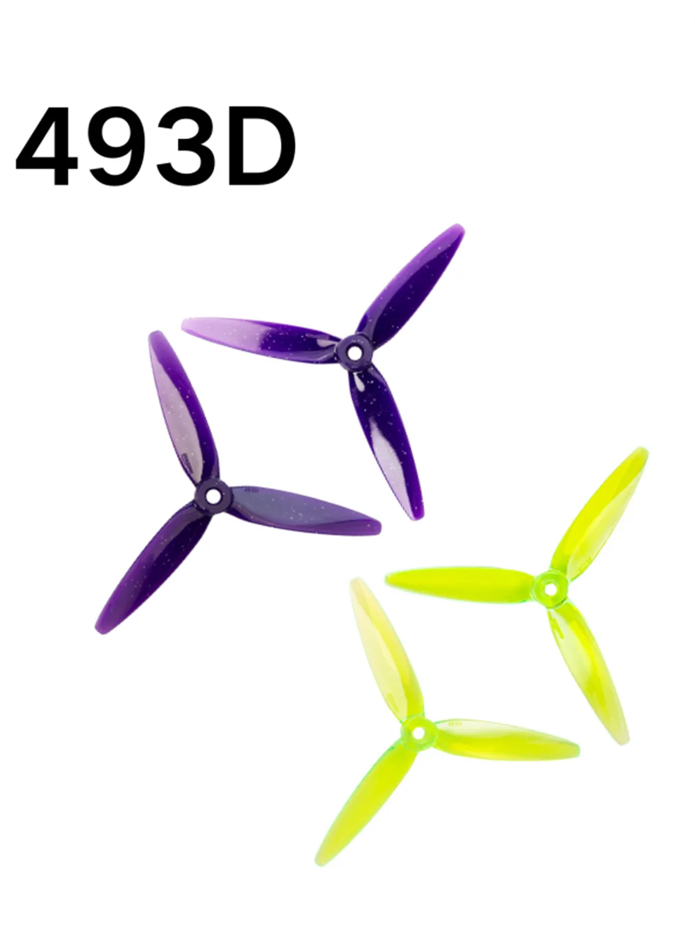 493D Props 3 Blade Gemfan 3D FreeStyle Propeller PC CW CCW for RC Drones Multirotor 4.9 Inch Flying Performs 6 Pair/12 PCS