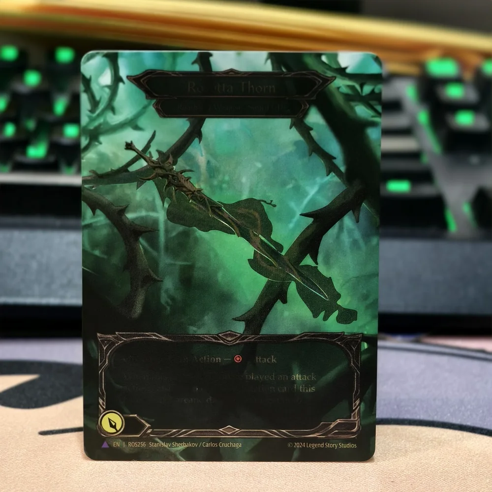 Carte TCG officielle de sang et de viande sous licence Miniso avec pochette transparente gratuite pour la nuit de jeu des amis