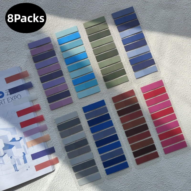 

KindFuny 1600Pc Self Adhesive Page Markers Transparent Waterproof Sticky Notes Classify Files Flags Planner Stickers