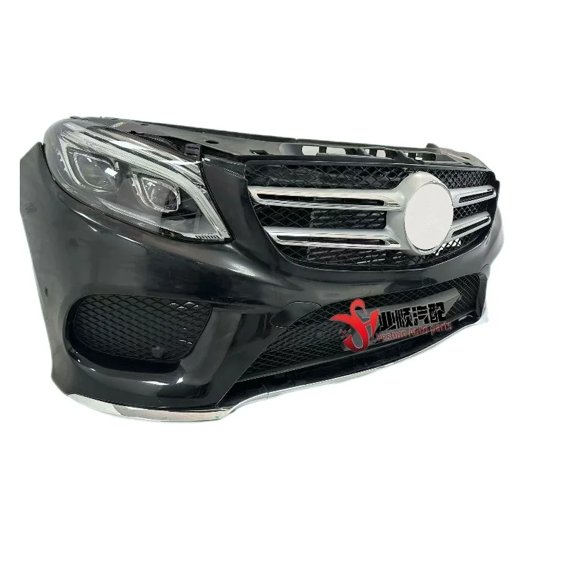 Original High-quality Hot Selling GLE W166 Front Bumper with Radiator Assembly, Headlights for   Body Kit view 2