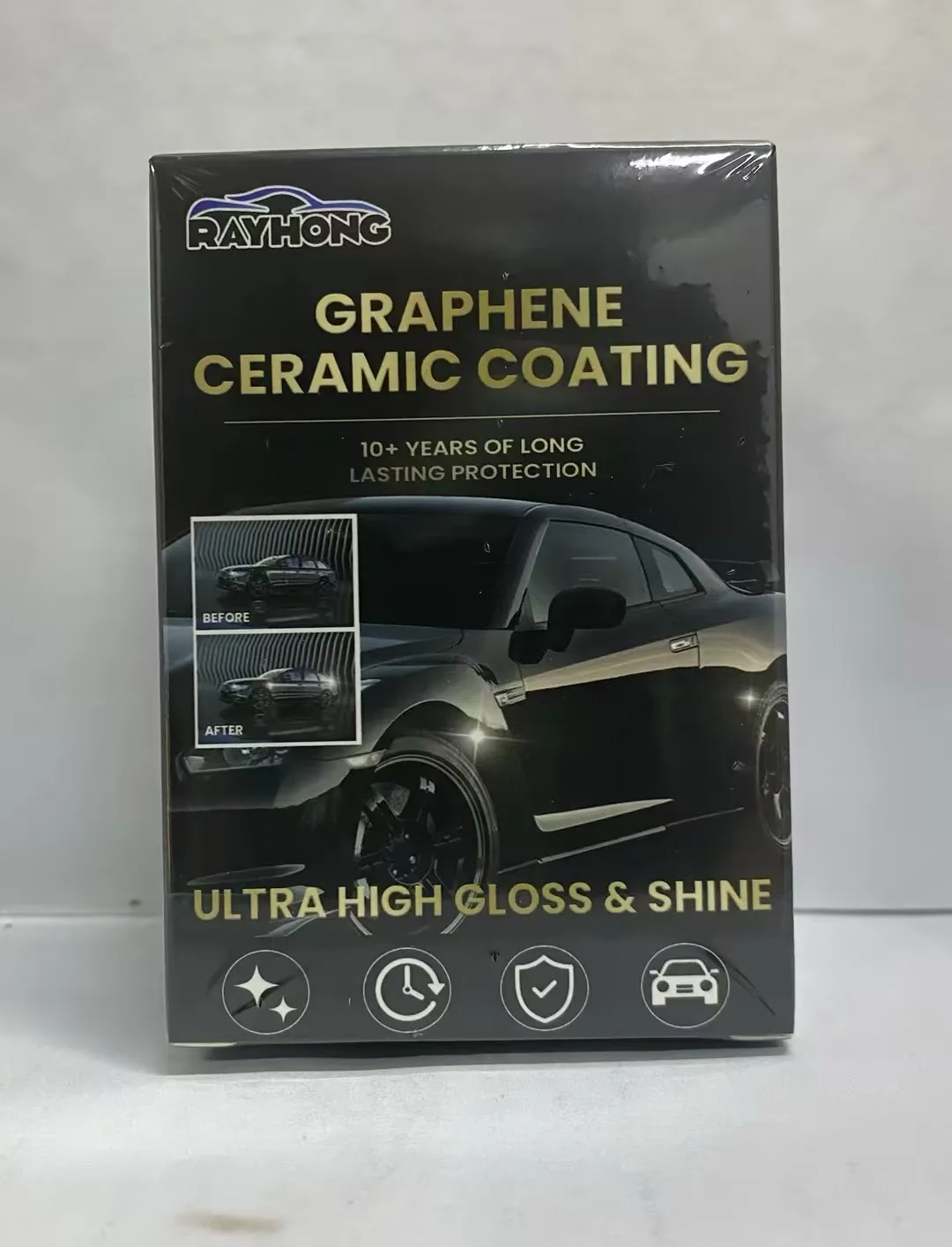 Rayhong Graphene Ceramic Coating, Super Water Plating Crystal Coating Waterproof Coating Sealing Glaze Maintenance Car Paint