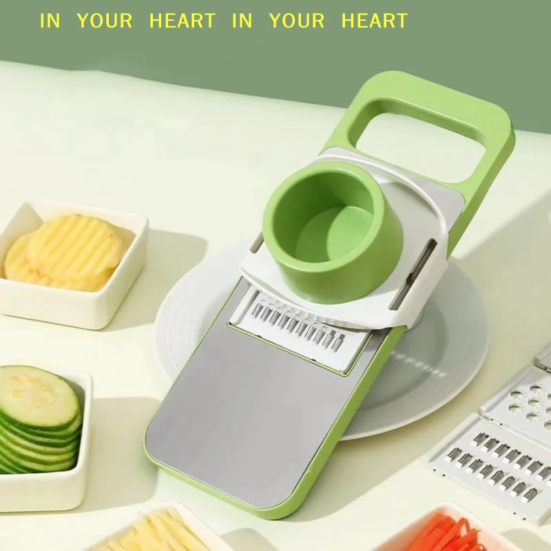 【X】Multifunctional Vegetable Cutter and Grater for Quick and Easy Kitchen Meal Prep