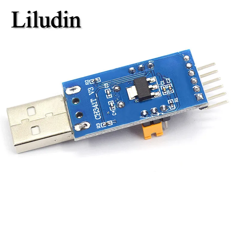 CH341T 2 in 1 module 3.3V 5V USB to I2C IIC UART USB to TTL single-chip serial port downloader