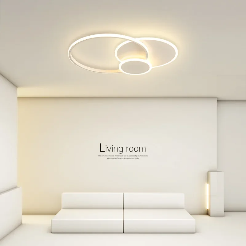 

Creative Led Ceiling Light Simple Modern Living Room Lights Round Headlights Atmospheric Household Nordic Dining Room Lamp