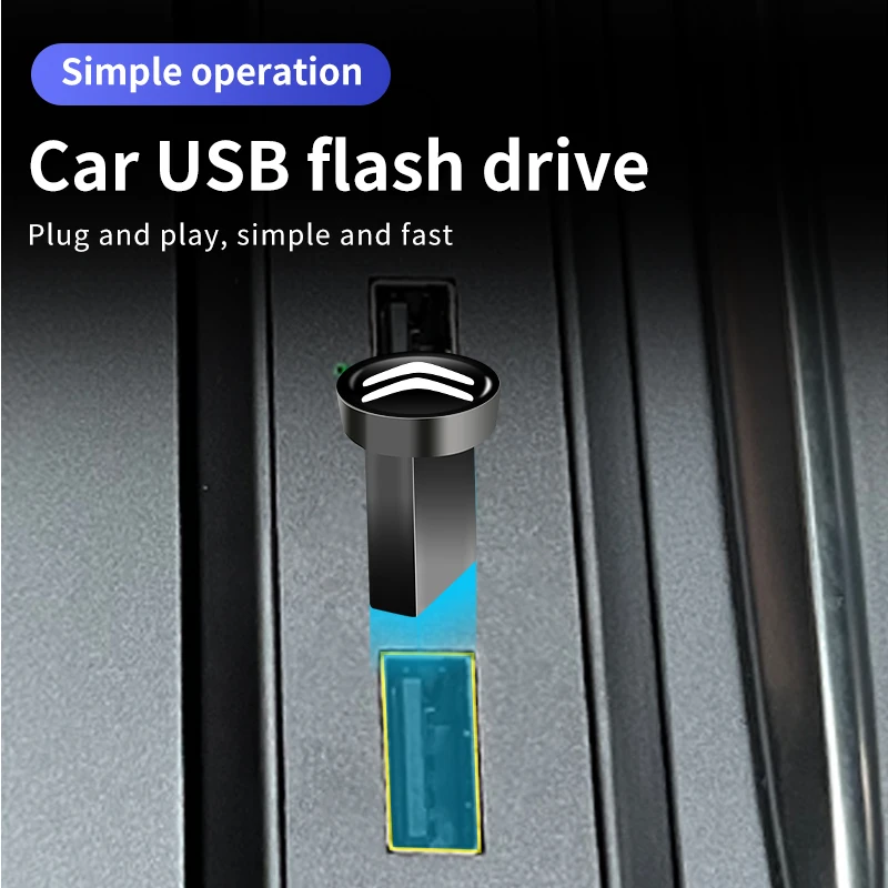 Car Music U Disk USB Flash Driver Storage Memory Stick For Citroen C4 C3 C5 C1 C2 Berlingo Celysee Cactus Picasso Aircross Grand - view 4