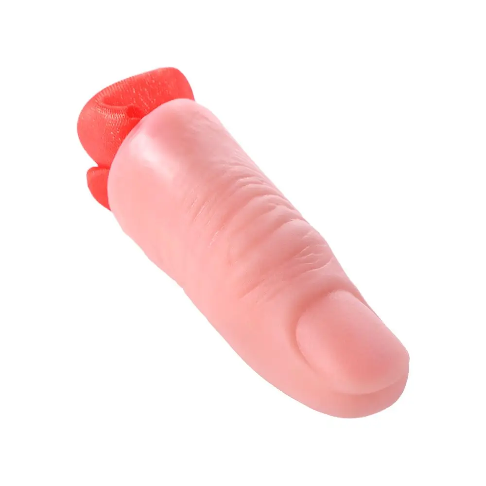 어린이 선물 전문 마술 소품 빨간색 실크 클로즈업 손가락 엄지 손가락 마술 트릭 스카프 Disapper Magic Magic Tricks