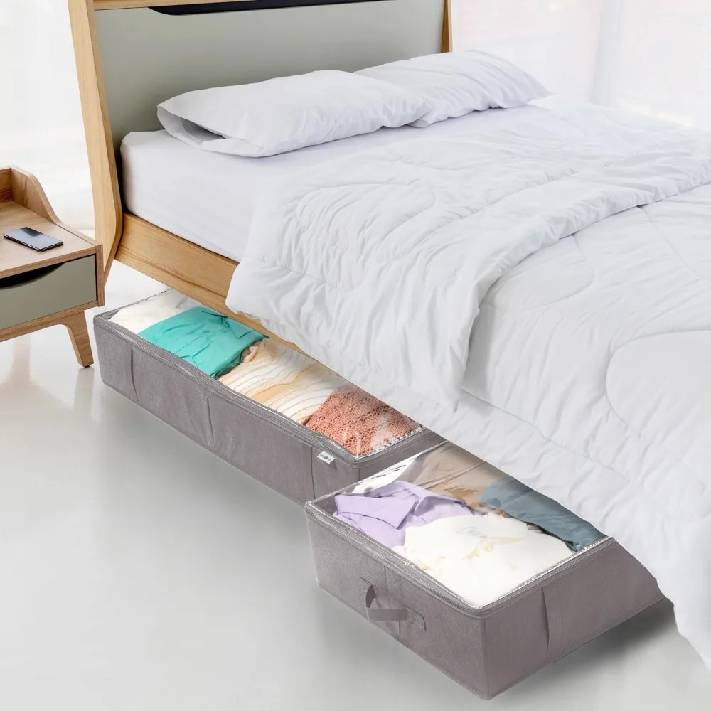 استخدام مساحة فعالة: صناديق تخزين تحت السرير ومنظمات الملابس للخزائن والألعاب المثالية