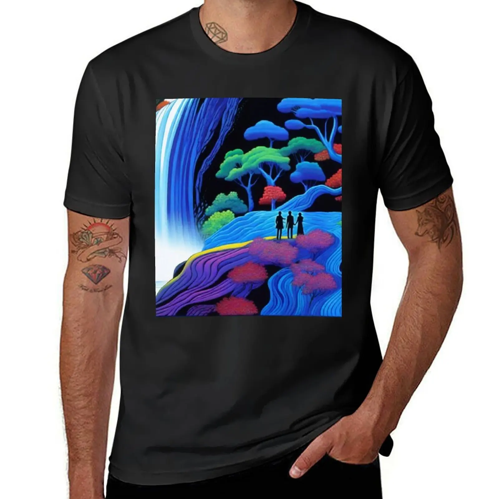 The art of Eyvind Earle T-Shirt for a boy kawaii clothes quick-drying plus sizes Men's t-shirt