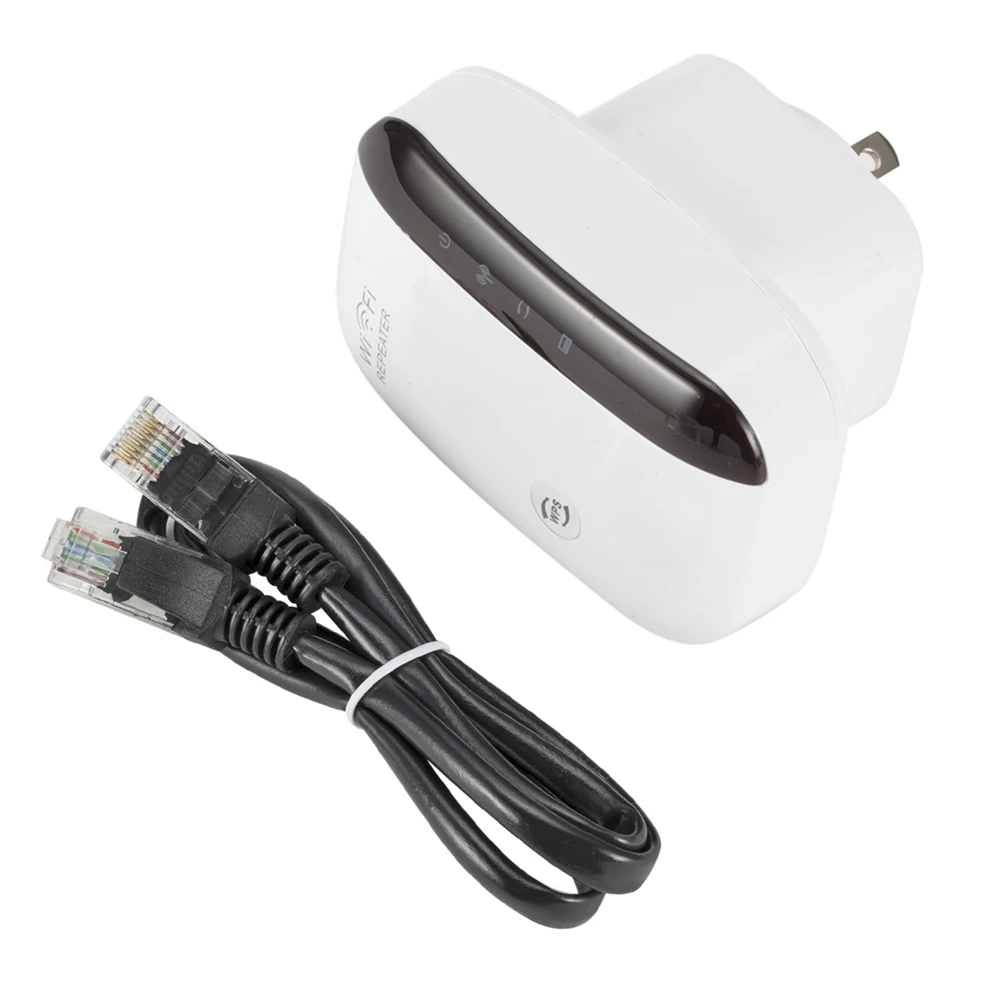 300Mbps WiFi Range Extender Repeater Wireless Router Signal Booster Amplifier Repeater AP Support Home Network Coverage Enhancer