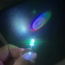 1000PCS 2PIN 3MM 5MM RGB 7 color Slow flash LED light-emitting diode LED