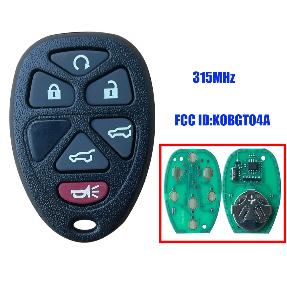 New Keyless Entry Remote Key Fob For Chevrolet Tahoe Traverse GC Yukon 2007 2008 2009 2010 2011 2012 2013 2014 15913427 Car key