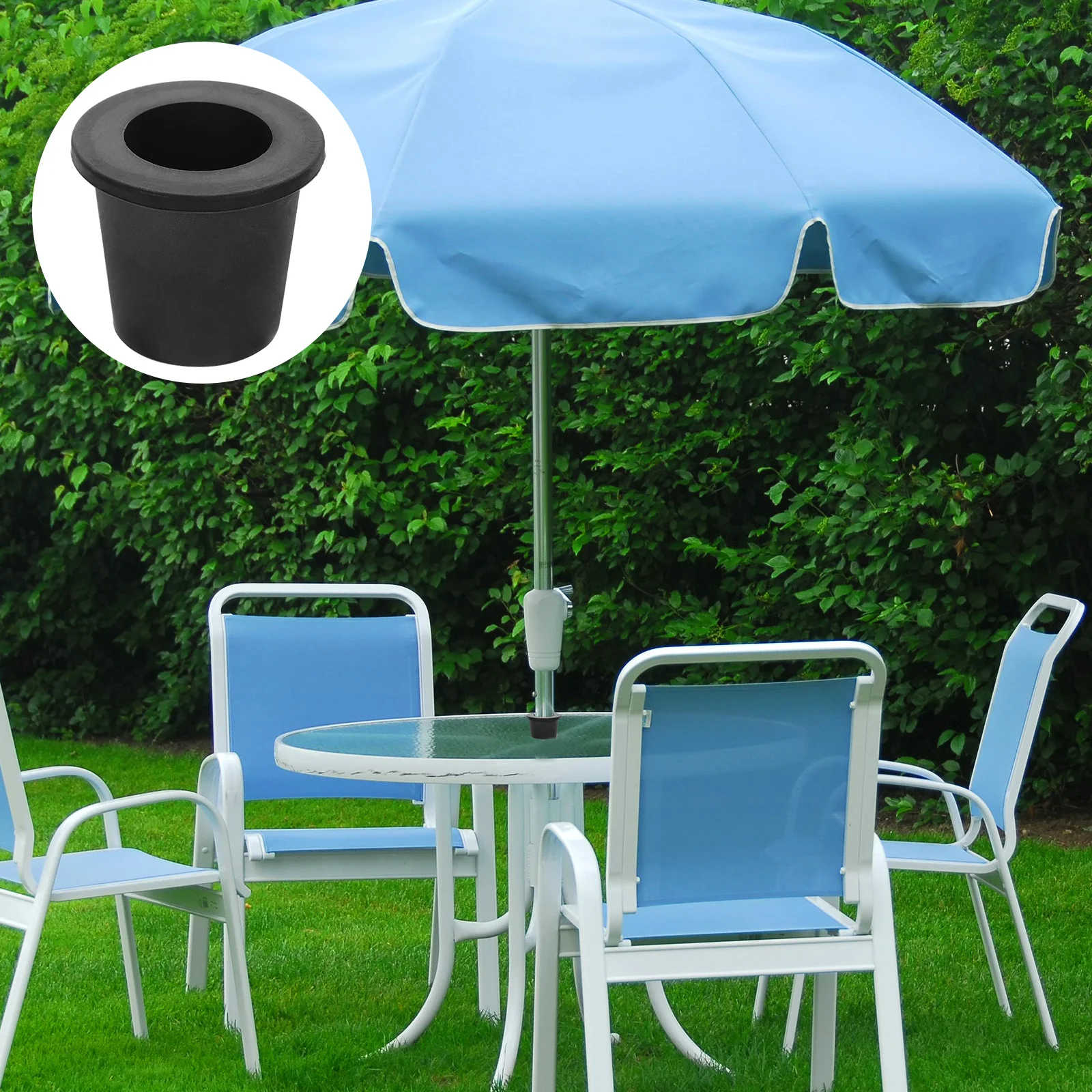 

Sun Umbrella Cover Parasol Hole Plug Garden Plugs Silicone Table Wedge Small Silica Gel Patio Sunshade