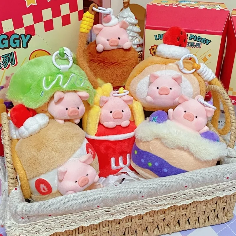 

Genuine Lulu The Piggy Diet Saboteur Series Pendant Blind Box Aromatherapy Kawaii Pig Doll Keychain Charm Collectible Gift Toy