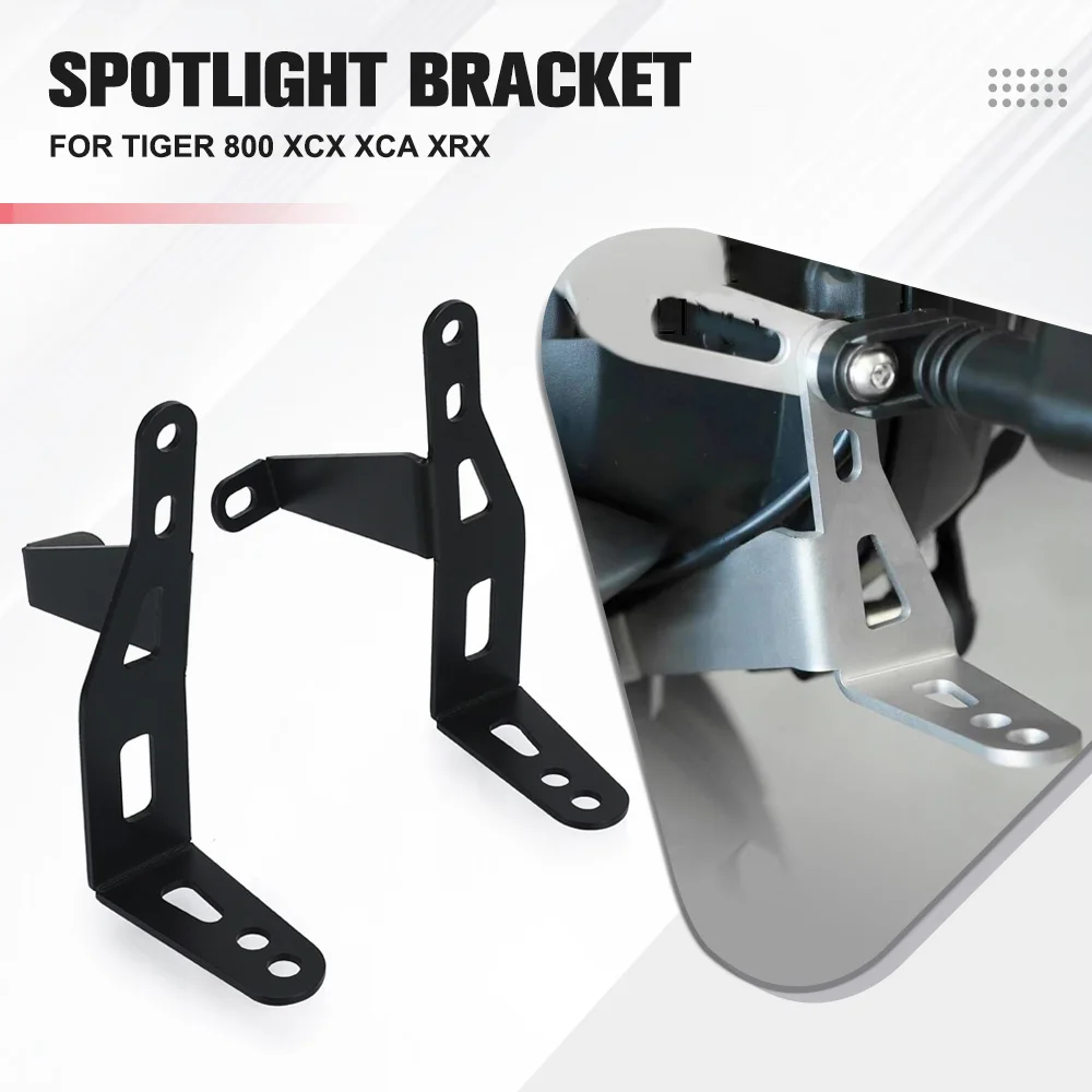 

Motorcycle For Tiger 800 XC XCA XCX XR XRT XRX XCA XCX 2010-2024 Auxiliary Light Mount Holder Lower Fog Lamp Bracket Accessories