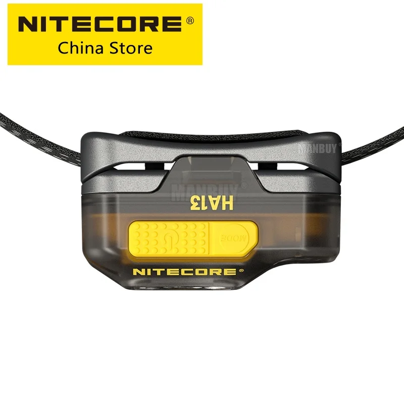 Imagem -05 - Nitecore-dual Beam Led Farol Recarregável Li-ion Battery Multipurpose Outdoor Camping Caminhadas Treinamento Run Ha13 Mais Hlb1300 Venda