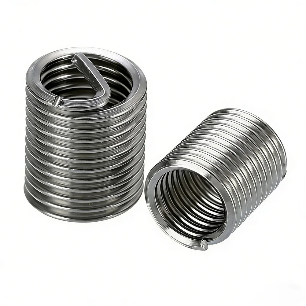 

Metric Thread Repair Kit Made of 304 Stainless Steel 60pcs Threaded Inserts for M3 M5 M6 M8 M10 Thread Reinforcement