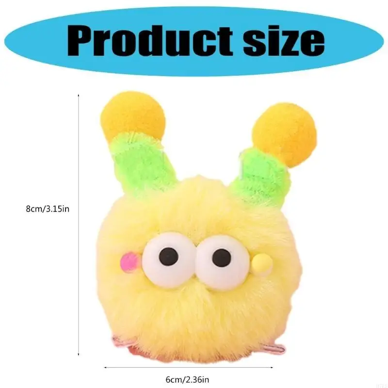 Plush Duckbill HairPin Furry Pom pompon kreskówka barrettes dla dzieci nastolatki dziewczęta modne imprezowe akcesoria do włosów