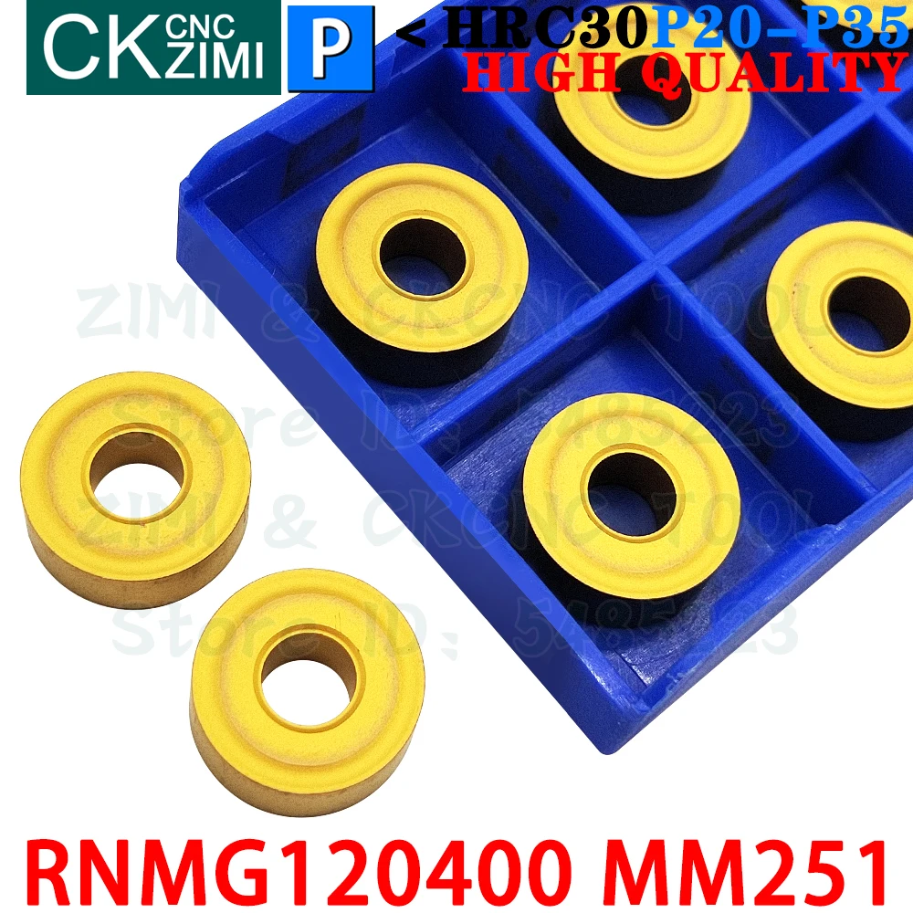 RNMG120400 YBC251 RNMG 120400 YBC251 Carbide Dạng Hình Tròn Biến Dụng Cụ Xay CNC Cơ Kim Loại Tiện Dụng Cụ Thép Không Gỉ