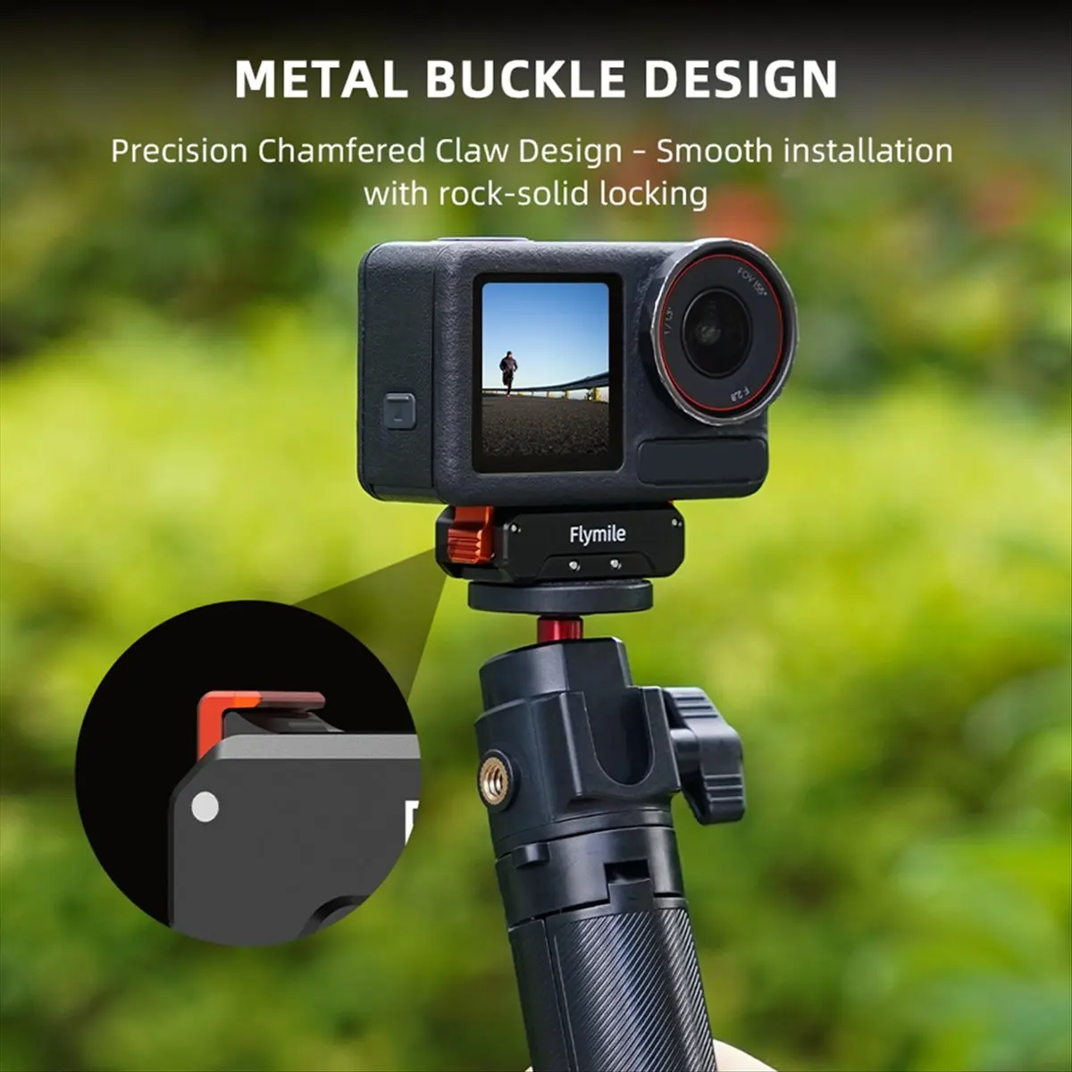 M85K  Magnetic Adapter for ACTION 4/5Pro Quick Release Extension Mount Base Action Camera Accessories