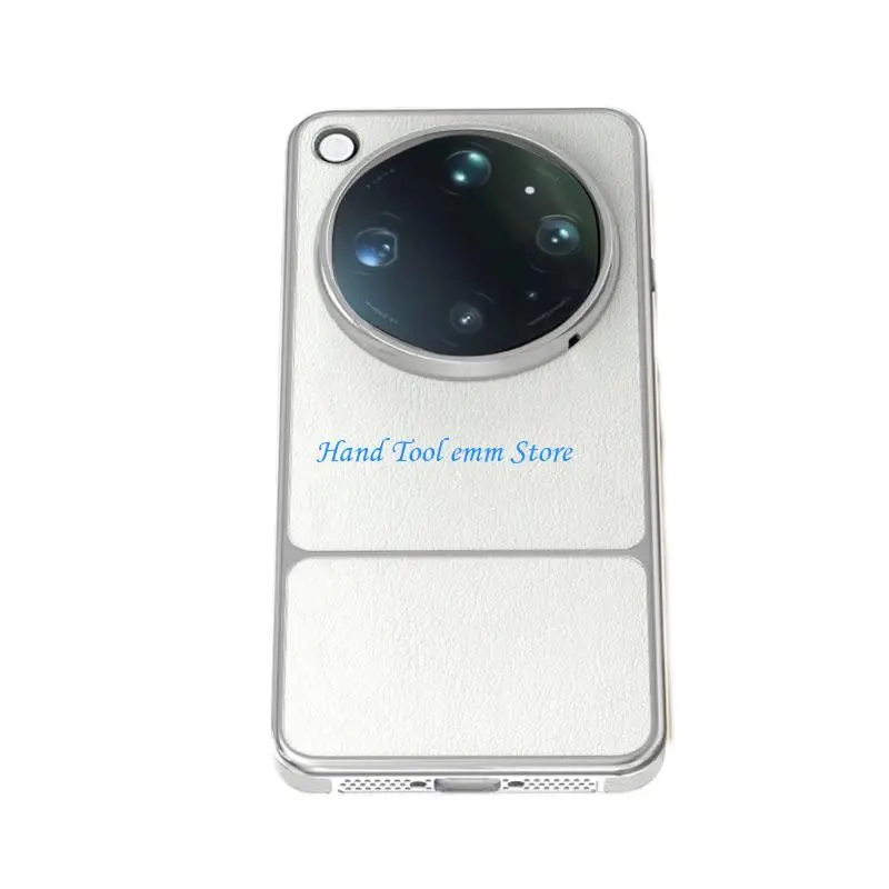 Picture 3: H37F Leather Texture Shockproof Cover Shell Scratchproof Skin Case Easy To Clean And Install Protector Case for Find X9