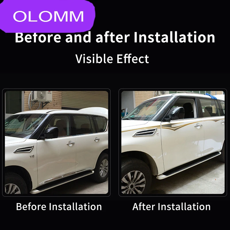 Applicable to 2010-2022 Nissan Patrol Y62 Car Body Decal Door Long Strip Sticker Exterior Modified Decoration Accessories