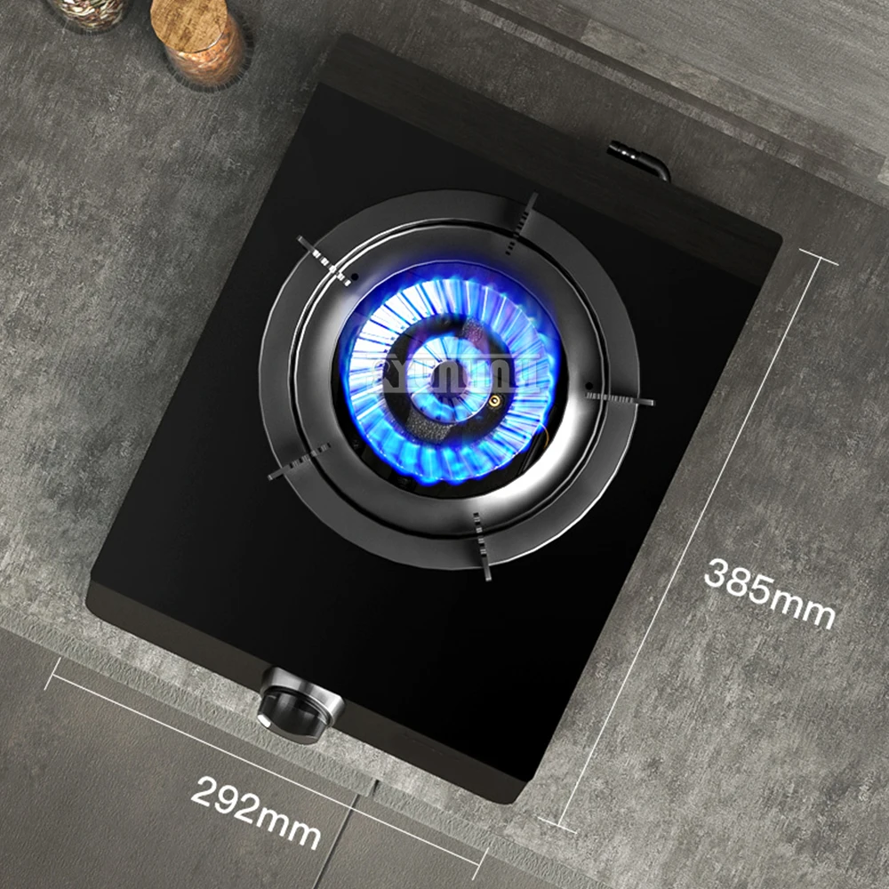 Fogão a gás portátil com queimador único, fogão a gás natural para cozinha