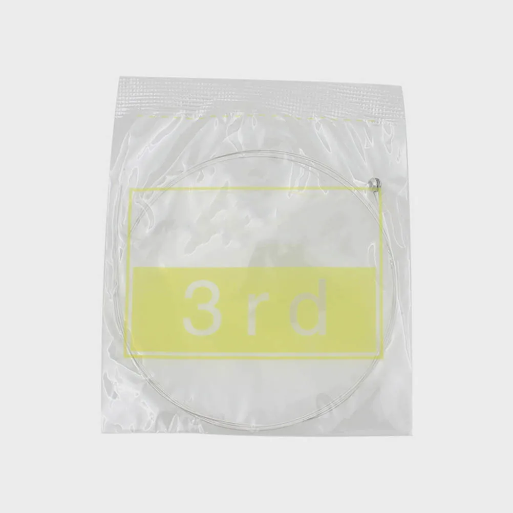 

6 pcs Guitar Strings Acoustic Metal Replacement For Folk Bass String Instrument Accessories Music Supplies Parts