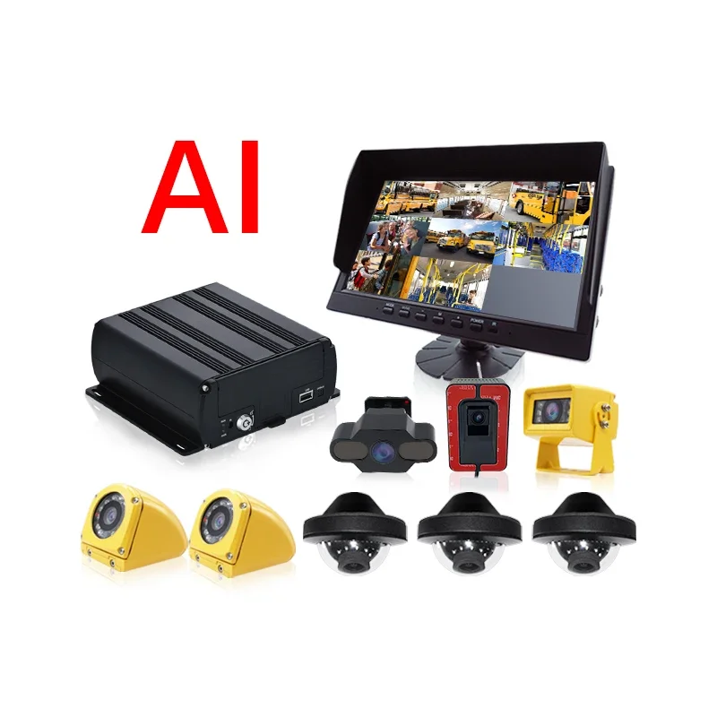 4 8 قناة Ai Mdvr موبايل Dvr Adas Dsm مكافحة التعب نظام تحديد المواقع واي فاي 4G تاكسي مدرب حافلة مدرسية تتبع في الوقت الحقيقي لإدارة الأسطول #2