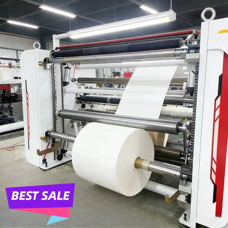 Industrial Paper Slitter Rewinder Cutting Machine Automatic Guillotine for Label Roll Film Slitting Workshop Customized Hot Sale