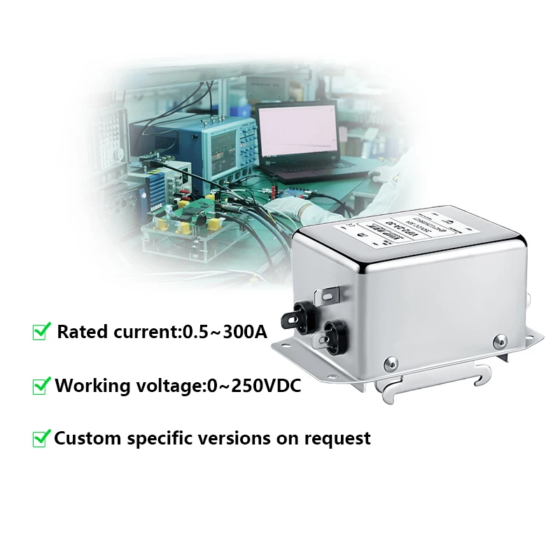 30A/50A/100A DC Power Line Filter | 480VDC Solar Inverter Compatible, IP66 Rated